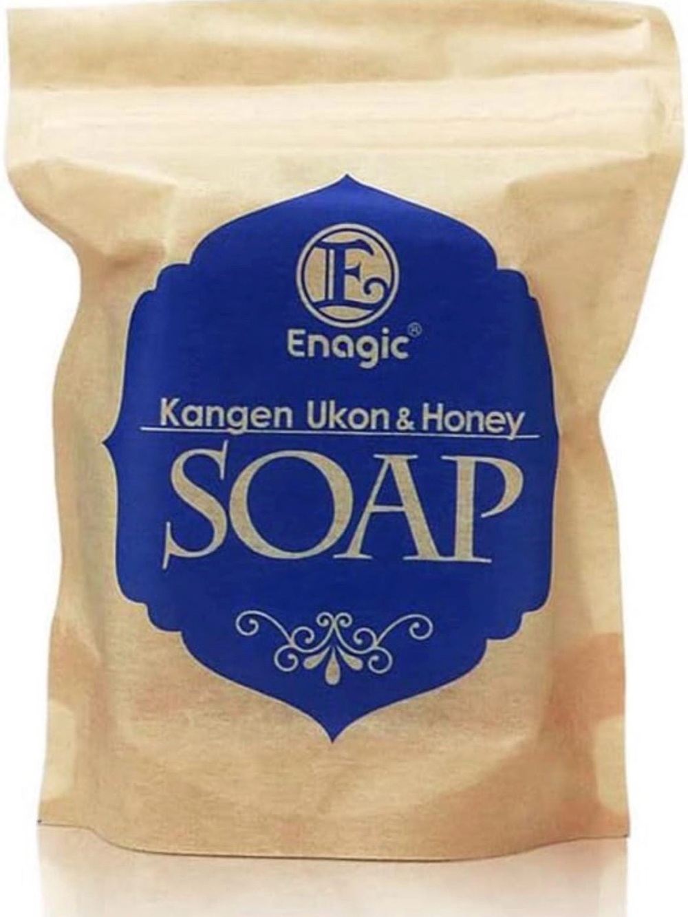 Kangen Ukon & Honey Soap - Blue and Cream